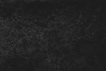 Dark black cement or concrete wall texture background.