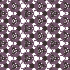 Seamless pattern in ornamental style. Geometric desing texture for gift.