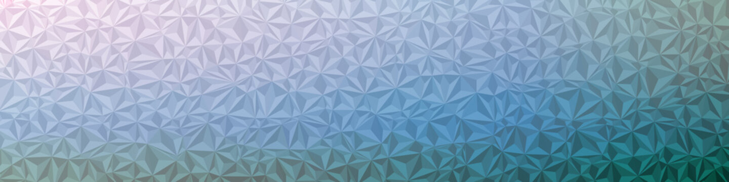 Abstract Low Polygon gradient Generative Art background illustration