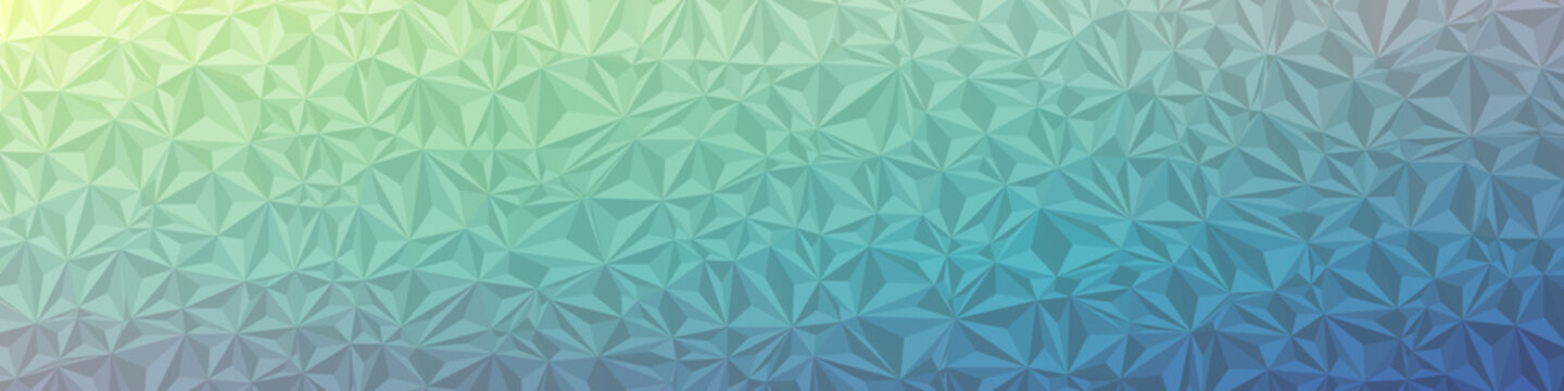 Abstract Low Polygon gradient Generative Art background illustration