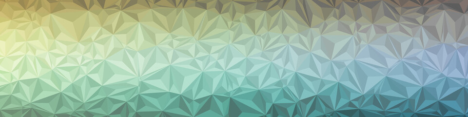 Abstract Low Polygon gradient Generative Art background illustration