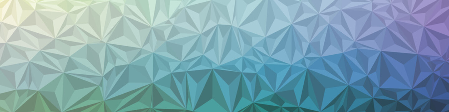 Abstract Low Polygon gradient Generative Art background illustration
