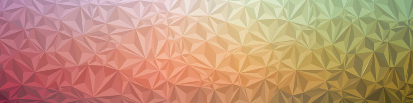 Abstract Low Polygon gradient Generative Art background illustration