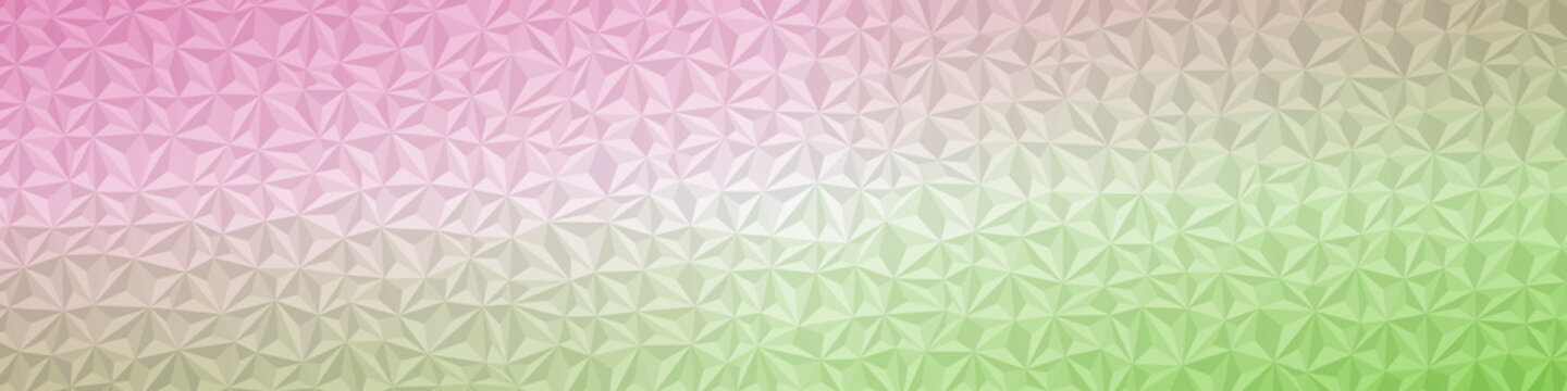 Abstract Low Polygon gradient Generative Art background illustration