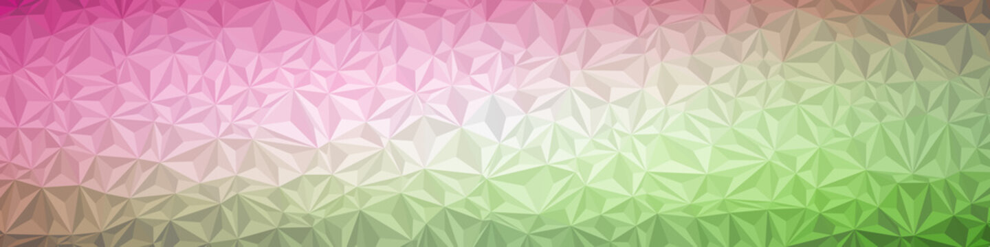 Abstract Low Polygon gradient Generative Art background illustration
