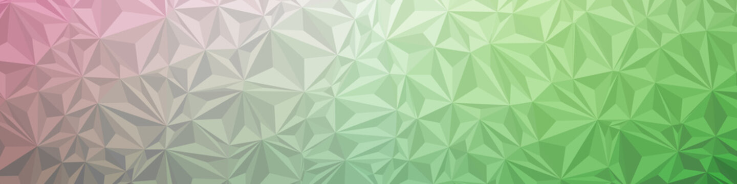 Abstract Low Polygon gradient Generative Art background illustration