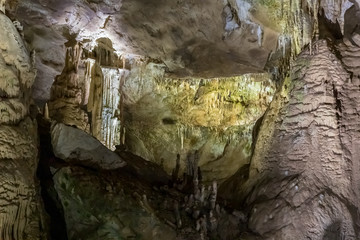 The  Prometheus Cave (also Kumistavi Cave) near Tskaltubo in the Imereti region, Georgia