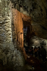 Fototapeta na wymiar The Prometheus Cave (also Kumistavi Cave) near Tskaltubo in the Imereti region, Georgia