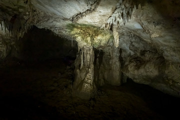 The  Prometheus Cave (also Kumistavi Cave) near Tskaltubo in the Imereti region, Georgia