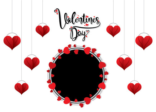 Happy Valentines Day poster design