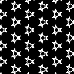 Seamless pattern in ornamental style. Geometric desing texture for gift.