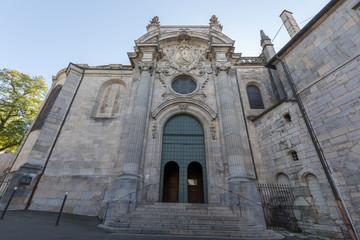 Fototapeta na wymiar Besancon Cathedral, Saint-Jean Cathedral Exterior View