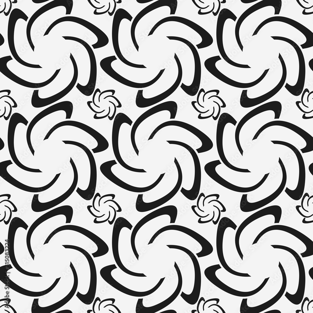 Poster geometric style seamless vector pattern. geometrical symmetrical background.