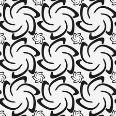 Geometric style seamless vector pattern. Geometrical symmetrical background.