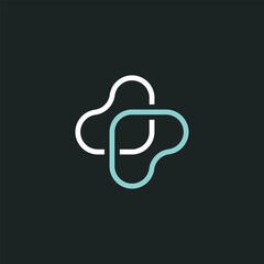 Plus or Cross Logo Design Template