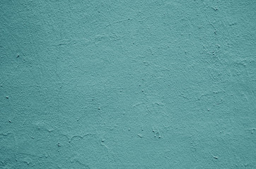 Texture of blue old stucco on the wall.