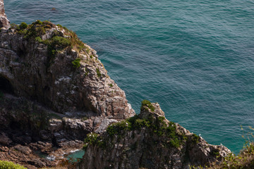 Fototapeta na wymiar Nugget Point Otago New Zealand. Coast.Ocean and rocks