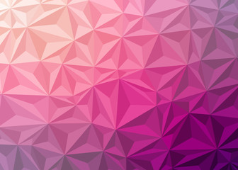 Abstract Low Polygon gradient Generative Art background illustration