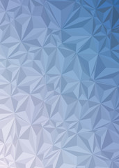 Abstract Low Polygon gradient Generative Art background illustration