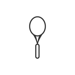 Tennis racket icon. Sport symbol. Logo design element