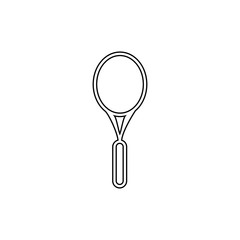 Tennis racket icon. Sport symbol. Logo design element