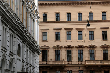 Classic architecture in the downtown of Vienna