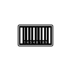 Barcode icon. Simple glyph, flat vector of global logistics icons for ui and ux, website or mobile application