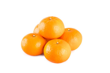 Orange is a fruit that is high in vitamin C on white background fruit agriculture food isolated