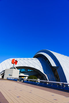 Landscape Of Tokyo Tatsumi International Swimming Center In Japan