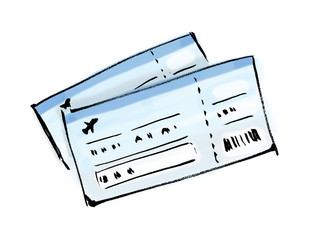 チケット、飛行機、飛行機チケット、エアープレイン、切符、スカイチケット、トラベル、旅行、出張、