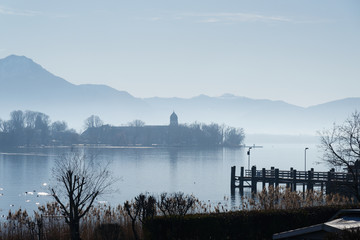 Impression vom Chiemsee im Herbst
