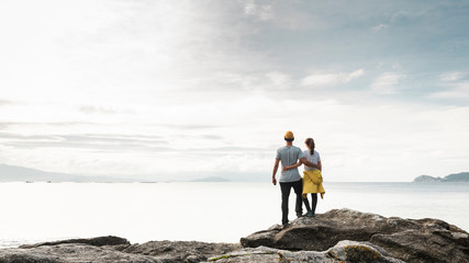 Couple enjoying the view