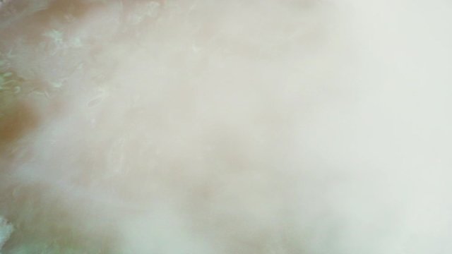 Beer wort starting to boil, Wort for Home Brew Wheat Beer.