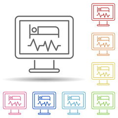 Medical technology, monitor icon. Element of medical technology icon on white background