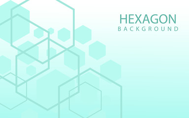 Obraz premium Hexagons Abstract Background With Geometric Shapes. Science, Technology and Medical Concept. Futuristic Background In Science Style. Graphic Hex Background For Your Design. Vector Illustration