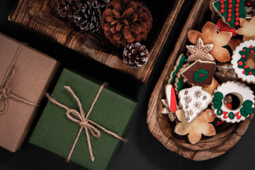 Everything is ready to celebrate Christmas.