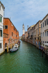 Plakat canal in Venice