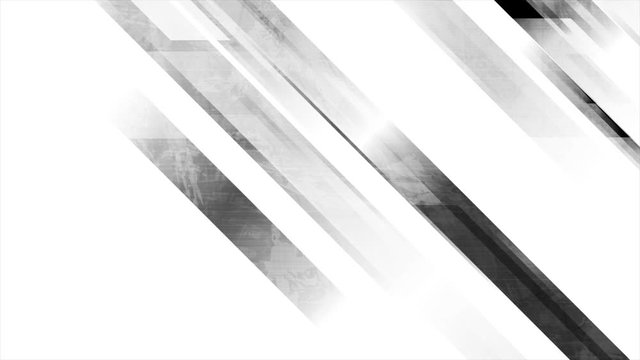 Grey grunge stripes abstract motion design. Geometric tech background. Seamless looping. Video animation Ultra HD 4K 3840x2160