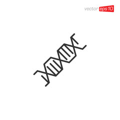 DNA Icon Design Vector Illustration