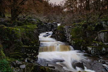 Bracklinn fall, callendar, scotland.