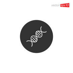 DNA Icon Design Vector Illustration