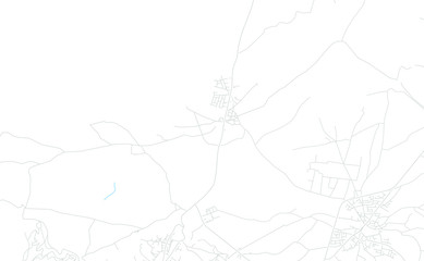 Obraz premium Pergamos , Cyprus bright vector map