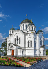 Fototapeta na wymiar Holy Cross Cathedral, Polotsk, Belarus