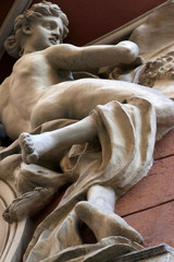 Sculpture in a palace of Vienna