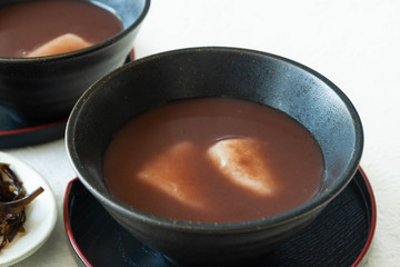 こしあんのおしるこ