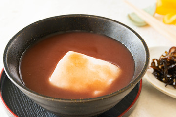 こしあんのおしるこ