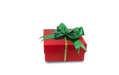 Gift box isolated on white background.