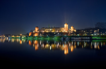 Fototapeta na wymiar Wawel is the main attraction of Krakow.