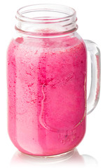 Cherry smoothie juice jar, paths
