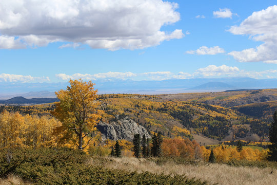 A fall landscape near Chama, New Mexico